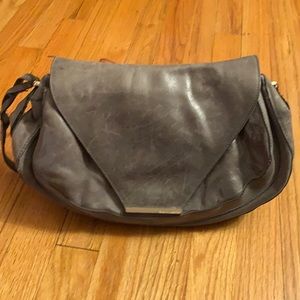 Vince Camuto gray leather purse